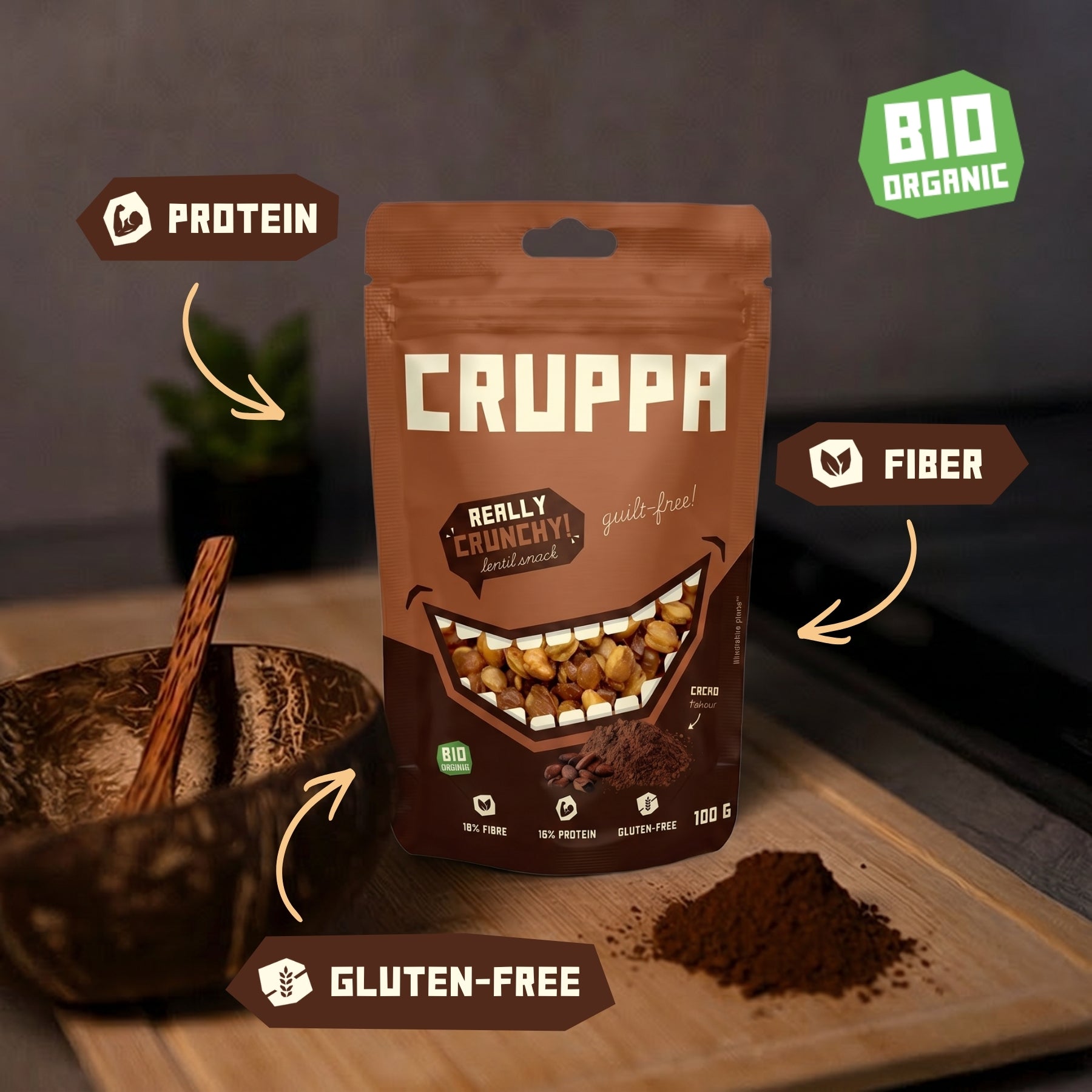 CRUPPA - Bio Kakao - 100 g