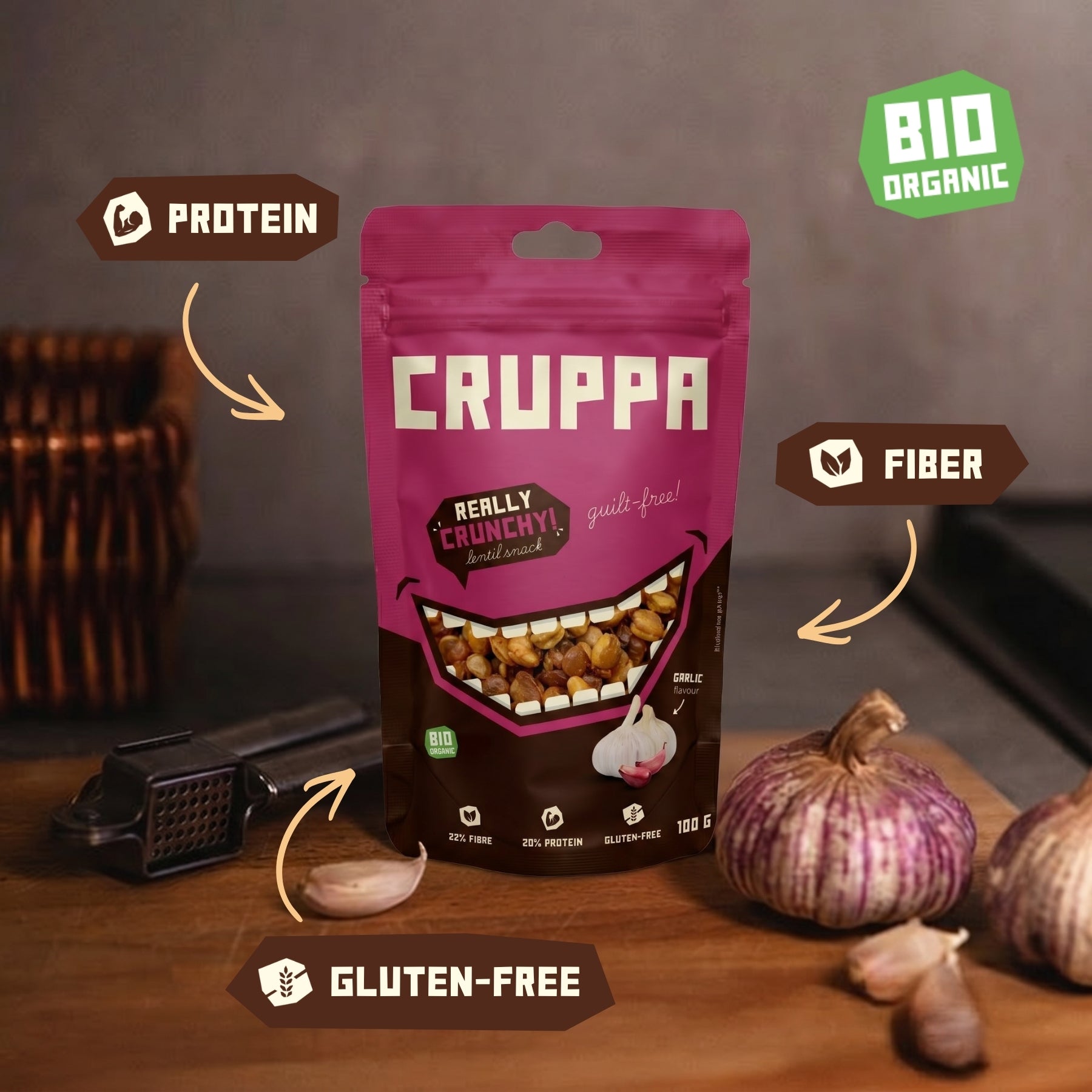 CRUPPA - Knoblauch BIO - 100 g