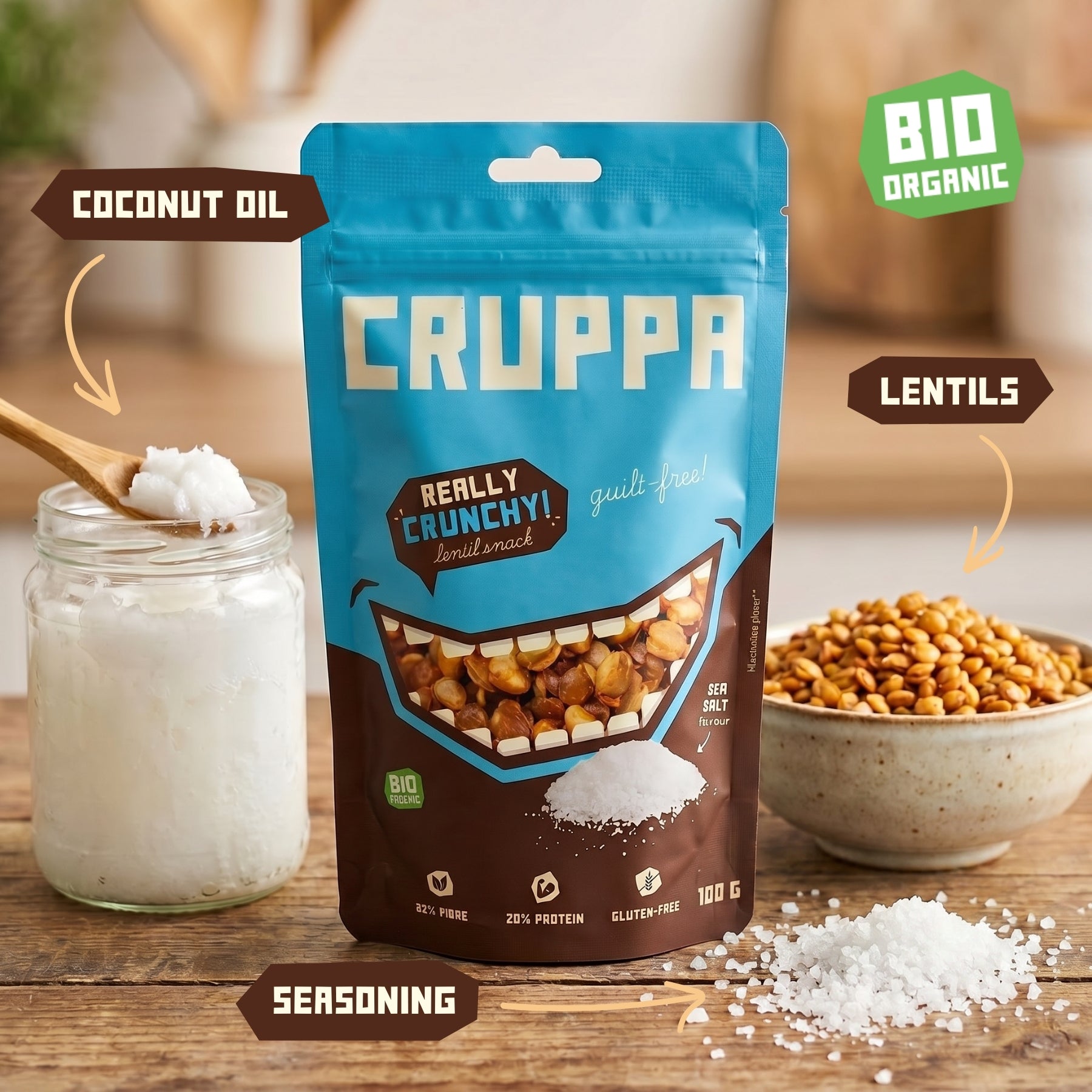 CRUPPA - Meersalz BIO - 100 g