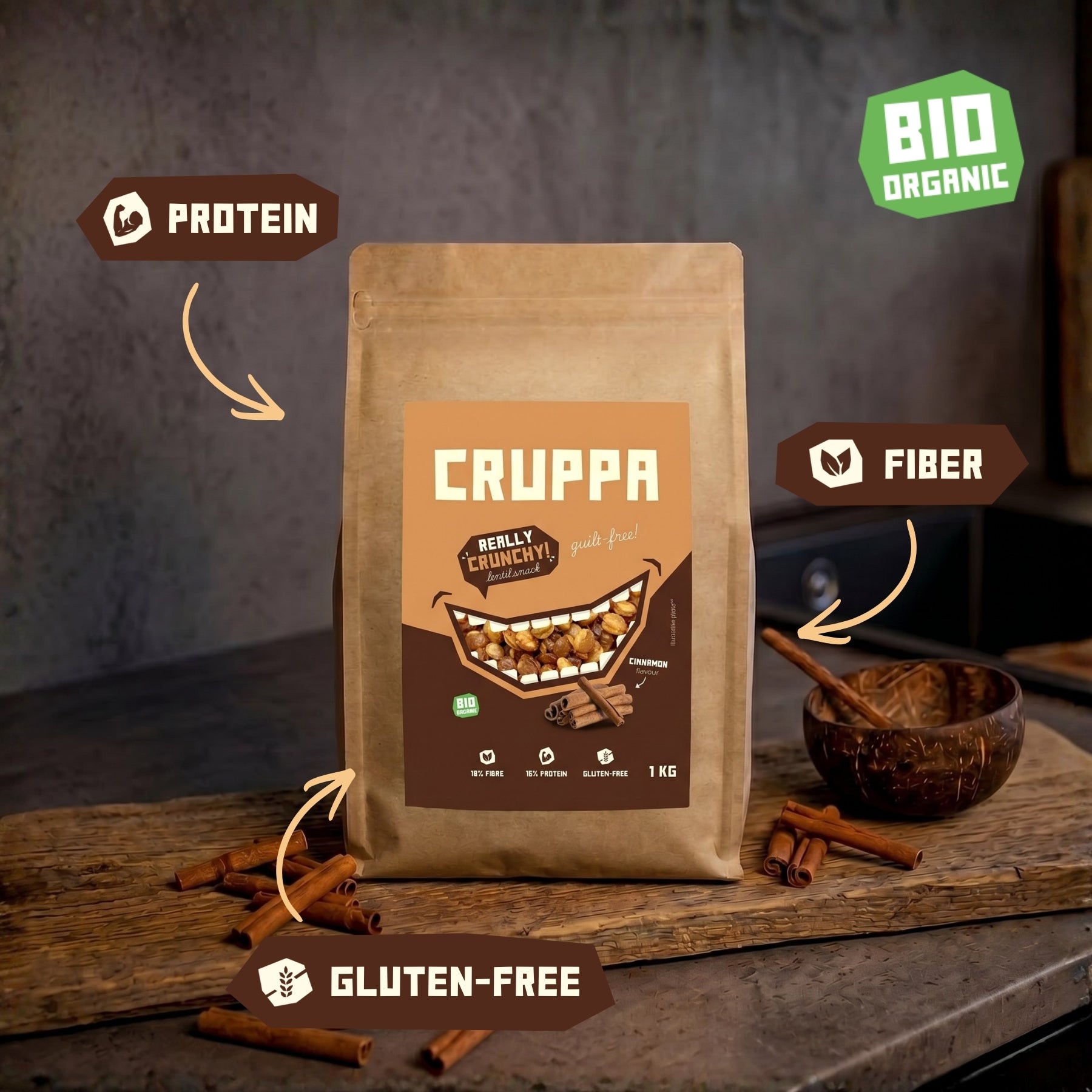 CRUPPA - Zimt BIO - 1 kg