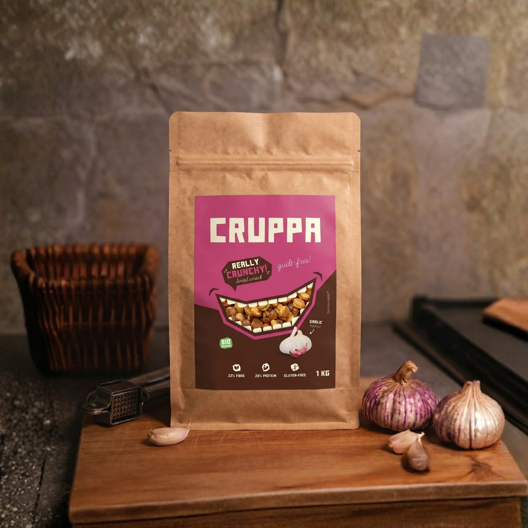 CRUPPA - Knoblauch BIO - 1 kg