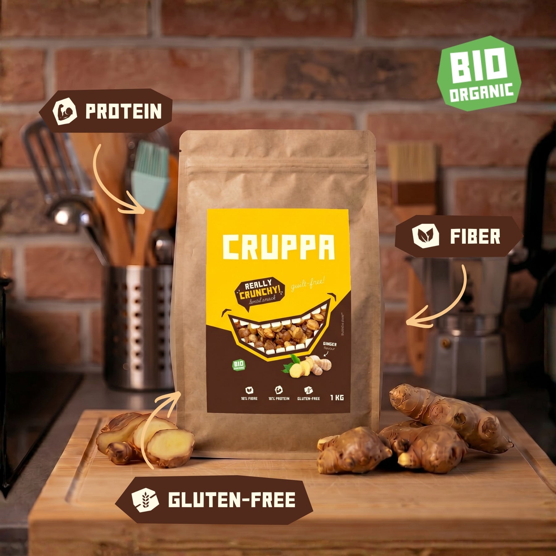 CRUPPA - Ingwer BIO - 1 kg