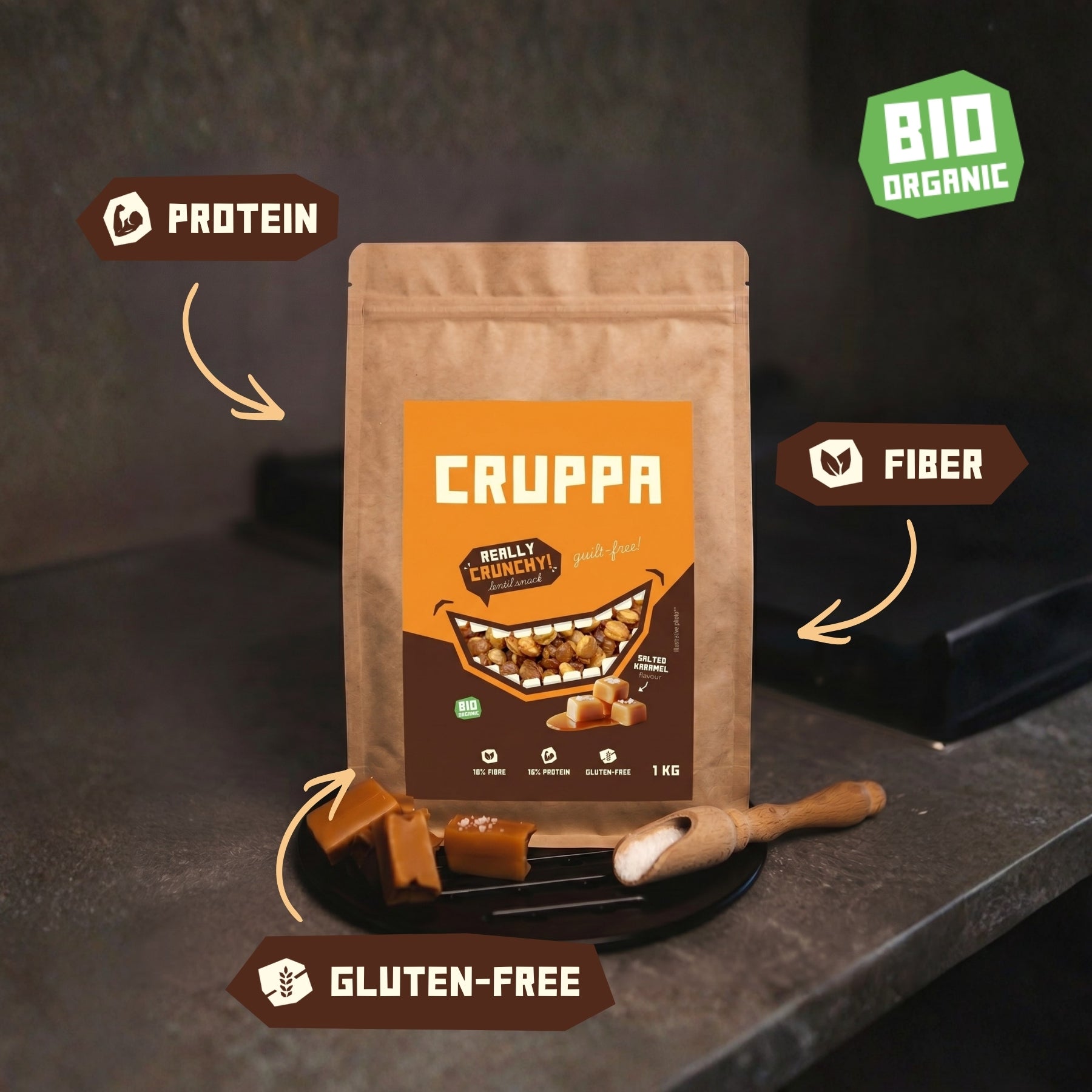 CRUPPA - Salzkaramell BIO - 1 kg