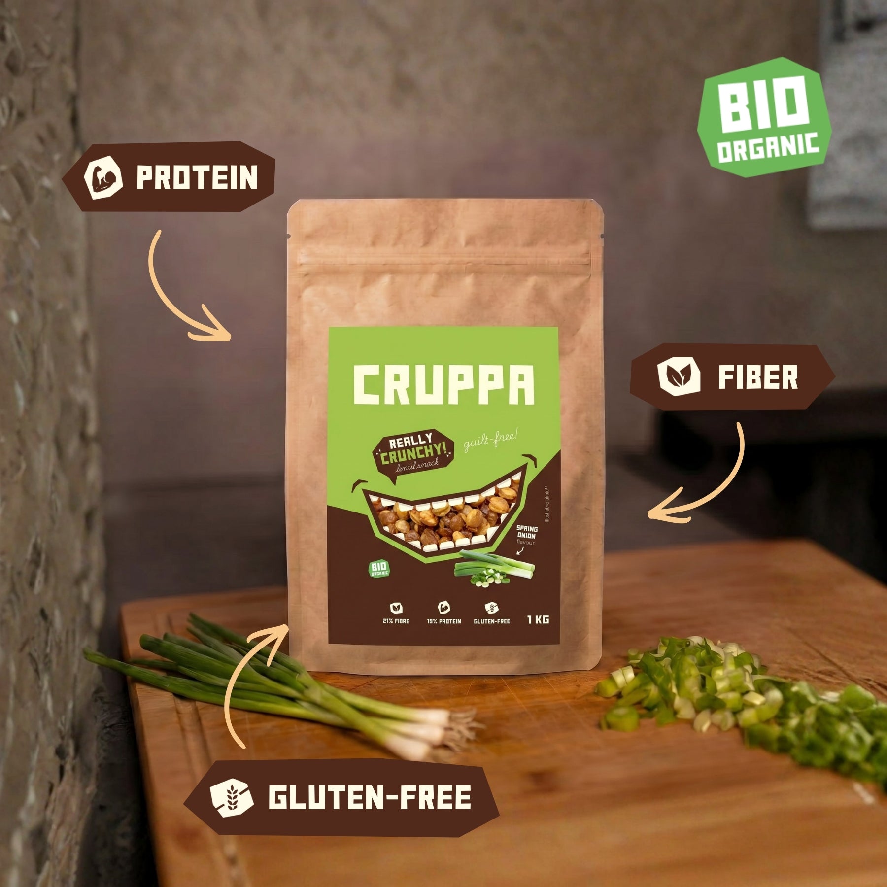 CRUPPA - Frühlingszwiebeln BIO - 1 kg